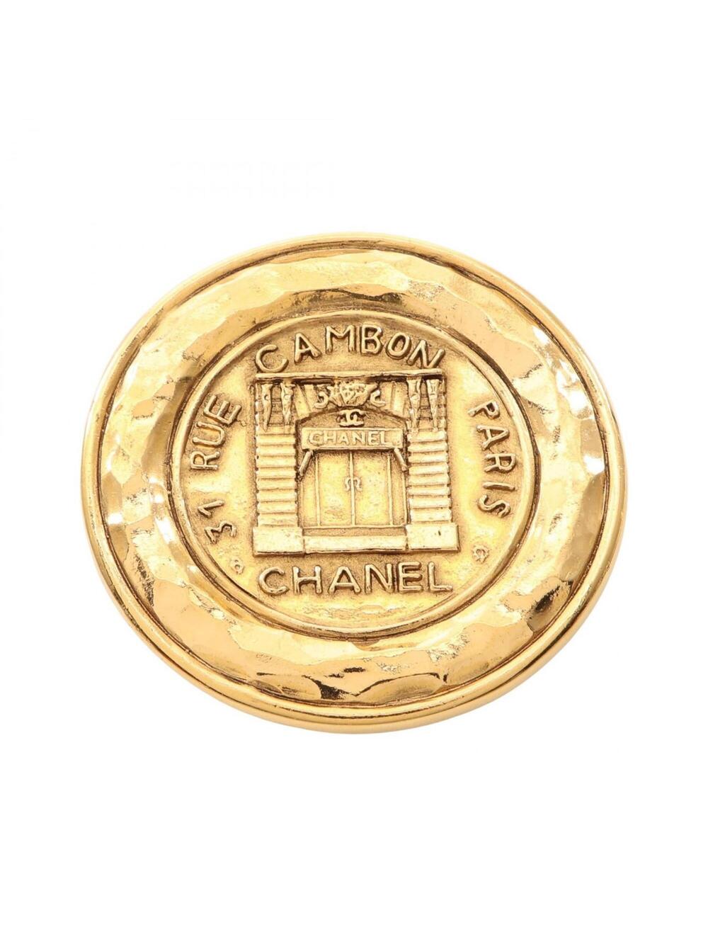 Chanel Cambon Brooch Gold #351427C69B